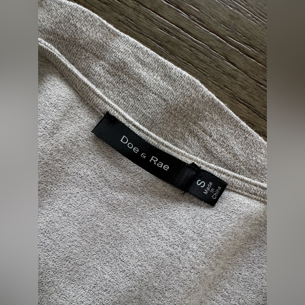 Doe & Rae Silver Wrap Top - Picture 2 of 4